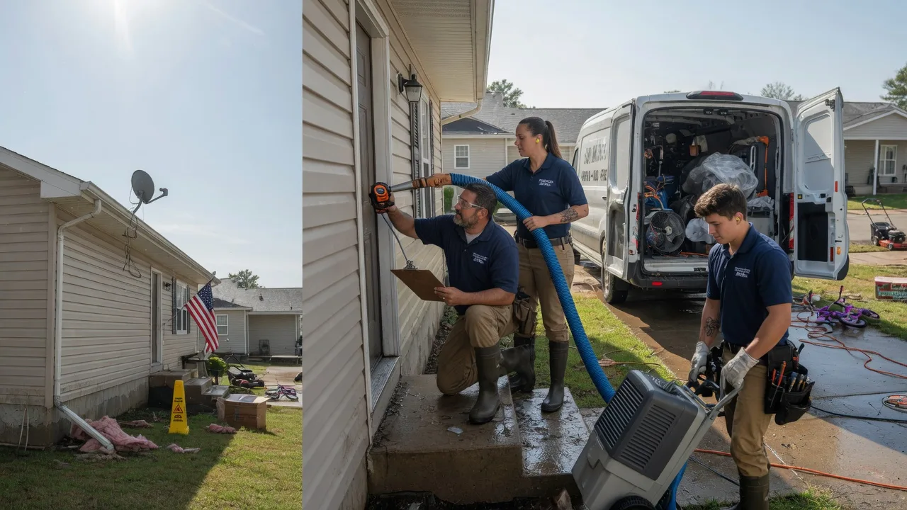 Ceiling Water Damage Restoration in Pingree, ID near me